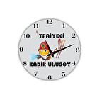 İtfaiye Erlerine Hediye Temalı Cam Duvar Saati