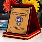 Kurumsal Hediye  Logolu Teşekkür Plaketi