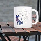 Mistik Tasarımlı İsme Özel  Kahve Kupası