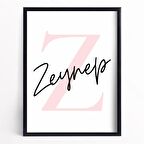 İsme Özel Hediyelik Duvar Posteri Çerçevesiz