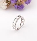 Zincir 14 Ayar Altın Yüzük