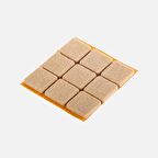 2 Paket Kendinden Yapışkanlı Sandalye Masa Koltuk Altı Parke Koruma Keçesi 25x25x5 mm