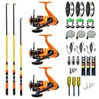 AİLE SETİ REMİXON SPEED  + NEW MODERN TİMES 4000 3'LÜ SET TURUNCU