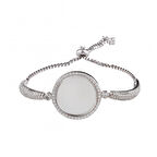 Yuvarlak Plaka Asansörlü Bileklik