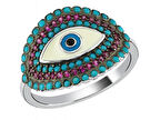 Renkli Göz Yüzük