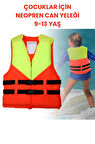 S Beden 4-8 Turuncu Yaş Çocuk Can Yeleği Neopren Sünger Yüzme Yeleği Çocuklar İçin Yüzdürme Yeleği