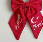 Atatürk Ay Yıldız Nakış İşlemeli Toka