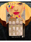 Monalisa Home Lüks Çift Renk Figürlü Takma Tırnak