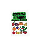 Meyve Sebze Temalı Boyama Kitabı (210x145 mm)