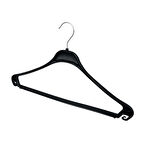 Takım Elbise Askısı, Mont-Kaban Askısı, Gelinlik Askısı, Siyah Renk 5 Adet