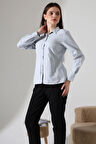 Şamre Kumaş Slim Fit Klasik Kadın Gömlek
