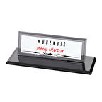 Mühendislere Özel Masa Üstü Kristal İsimlik