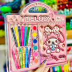 Sanrio Cinnamoroll Mymelody Kuromi Hediyelik Boyama Seti