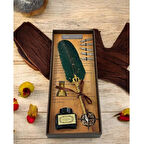 Kişiye Özel Hediyelik Zarif Hokkalı Divit Kalem Seti