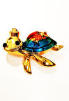 Monalisa Home Kaplumbağa Figürlü Broş