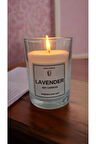 Cam Bardakta Lavanta Kokulu %100 Doğal Soya Mum (6 cm)