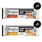 Fropie Vegan High Protein Bar 12’li Set - Yer Fıstık Ezmeli & Fındıklı & Kakao Nibli