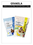 Fropie Badem Vanilya ve Kids Kaju Muz Küpleri Granola Paketi x2