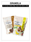 Fropie Yer Fıstığı Kakao ve Kids Kaju Muz Küpleri Granola Paketi x2