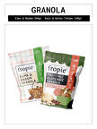 Fropie Elma Badem ve Proteinli Glutensiz Kaju Keten Tohumu Granola Paketi x2