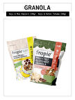 Fropie Kids Kaju Muz Küpleri ve Proteinli Glutensiz Kaju Keten Tohumu Granola Paketi x2