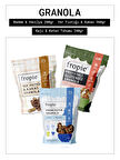 Badem & Vanilya - Yer Fıstığı & Kakao - Proteinli Glutensiz Kaju & Keten Tohumu Granola 3’lü Set