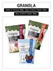 Badem & Vanilya - Kaju & Keten Tohumu - Glutensiz Yer Fıstıklı & Kinoa Patlaklı Granola 3’lü
