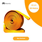 Süper Örme Bez Salma Sulama Hortumu 40cm x 50m Dayanıklı Yassı Bahçe Hortumu