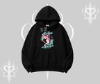 Kapşonlu Sweatshirt Oversize  Anime Kız Desenli Japon Stil