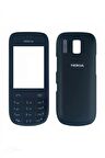 Nokia Asha 202 Kapak Siyah + Tuş Takımı Arka Kapak Ön Kapak