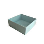 Asetat Kutu Altı Karton 5X5X2,2 CM (50 Adet)  Mavi