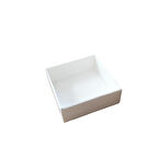 Asetat Kutu Altı Karton 5X5X2,2 CM (50 Adet)  Beyaz