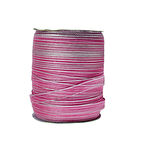 Organze Kurdele 1 CM Kenarı Şeritli  (457 Metre)  Fuşya