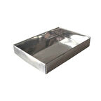 Asetat Kapaklı Karton Yasin Ve Tespih Kutusu 10.5X14.5X2(25 Adet)  Gümüş