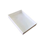 Asetat Kapaklı Karton Yasin Ve Tespih Kutusu 10.5X14.5X2(25 Adet)  Beyaz