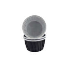 Cupcake Kalıbı Orta Boy Düz Renk  50*39 Mm (50 Adet)  Siyah