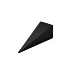 Karton Şeker Külahı Düz Renk 6x6x15.5 (25 Adet)  Siyah