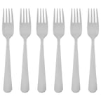 Tatlı Çatalı, Paslanmaz Çelik, 16 Cm, 6 Adet