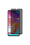 Samsung Galaxy A70 Uyumlu Tam Kapatan Hayalet Ekran Koruyucu Gizli Cam