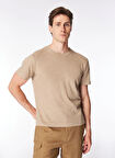 Sseinse Bisiklet Yaka Düz Kahve Erkek T-Shirt TE2727SS T-shirtKahve