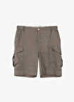 Haki Erkek Normal Bel Slim Fit Şort PB1242SS ŞortHaki