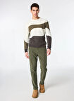 Sseinse Normal Bel Normal Paça Slim Fit Yeşil Erkek Pantolon PSI1283SS