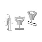 Campasist CA30139-3 Karavan Ray Durdurucu 2 Adet 5-6mm