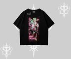 Oversize Tshirt Anime Kawaii Japon Kız Desenli