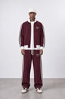 Erkek Far From Basic Şerit Detaylı Doubleface Eşofman Takımı Bordo
