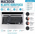 MacBook Silikon Klavye Kaplama Air Pro Eski USB li Modeller 2008-2017 Uyumlu Ultra İnce Koruyucu Film US Amerikan İngilizce-Dikdörtgen Enter-MacBook Us-To-Tr Klavye Siyah