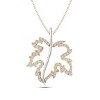 Pırlanta Leaf Kolye