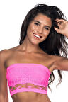 FUŞYA MI Emay 4050 Double Örgü Toparlayıcı Straplez Büstiyer
