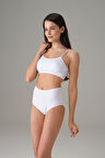 Kadın Beyaz Kadın Slip Külot 7183