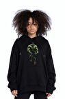 Freeyez Yeşil Hulk Dijital Baskılı Hoodie